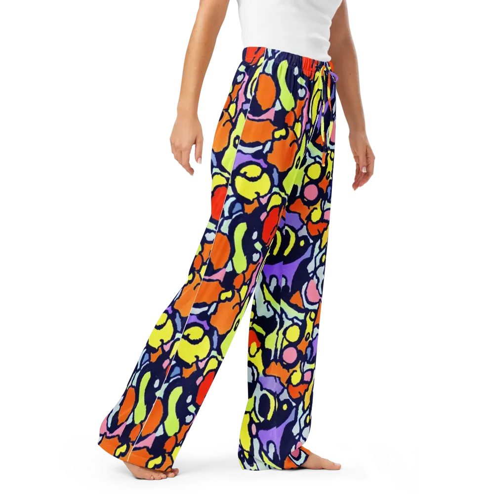 Electric Contour on Women's Pajama Pants — Right Front