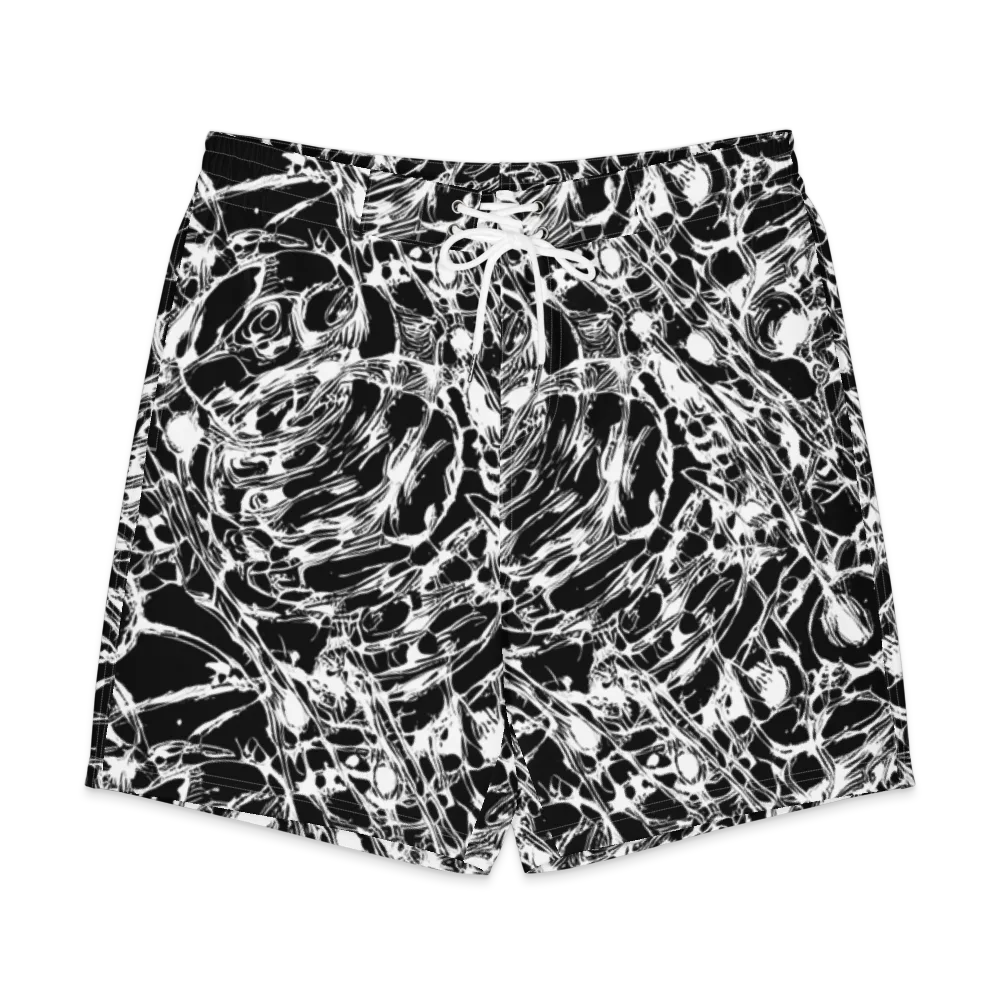 Ravenous Lines on Men's Board Shorts — Front