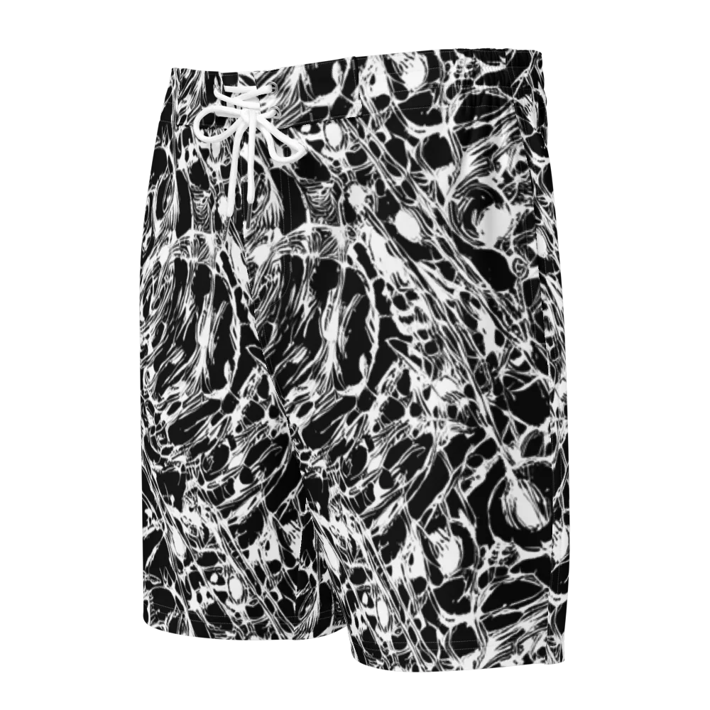 Ravenous Lines on Men's Board Shorts — Front