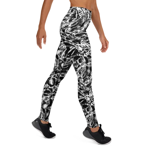 Ravenous Lines on a Yoga Leggings