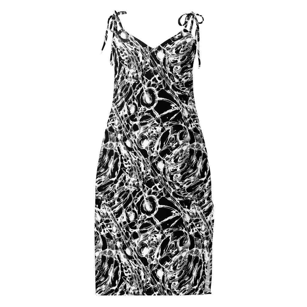 Ravenous Lines on Slip Dress — Front