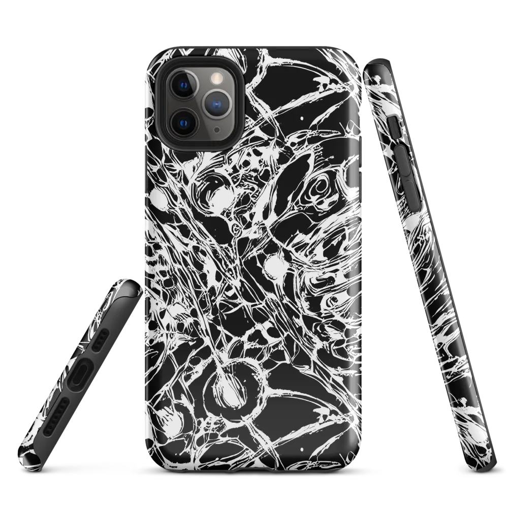 Ravenous Lines on Tough Case for iPhone® — Front