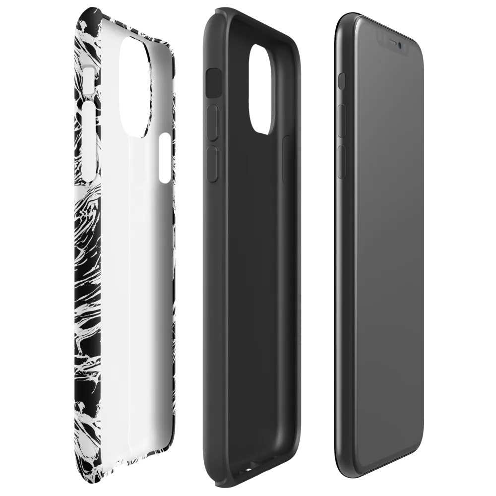 Ravenous Lines on Tough Case for iPhone® — Right