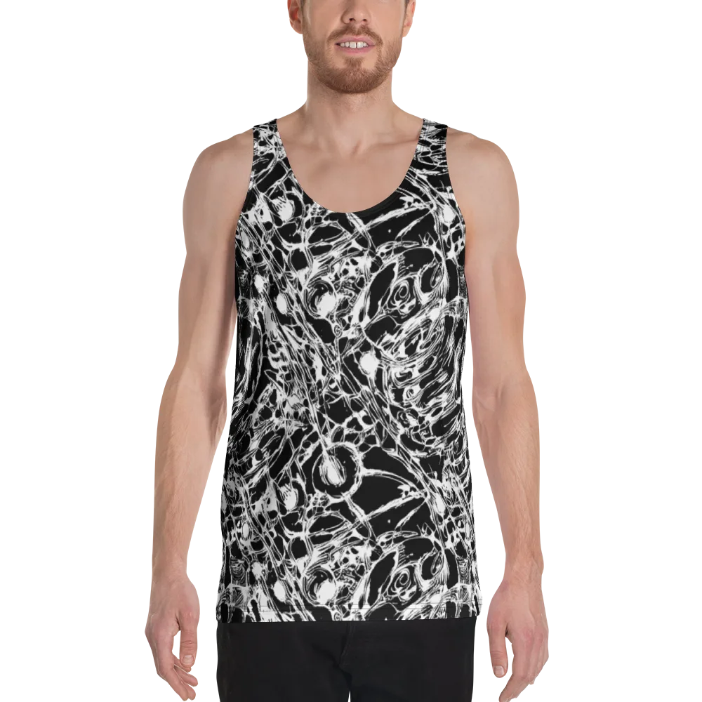 Ravenous Lines on Men's Tank Top — Front