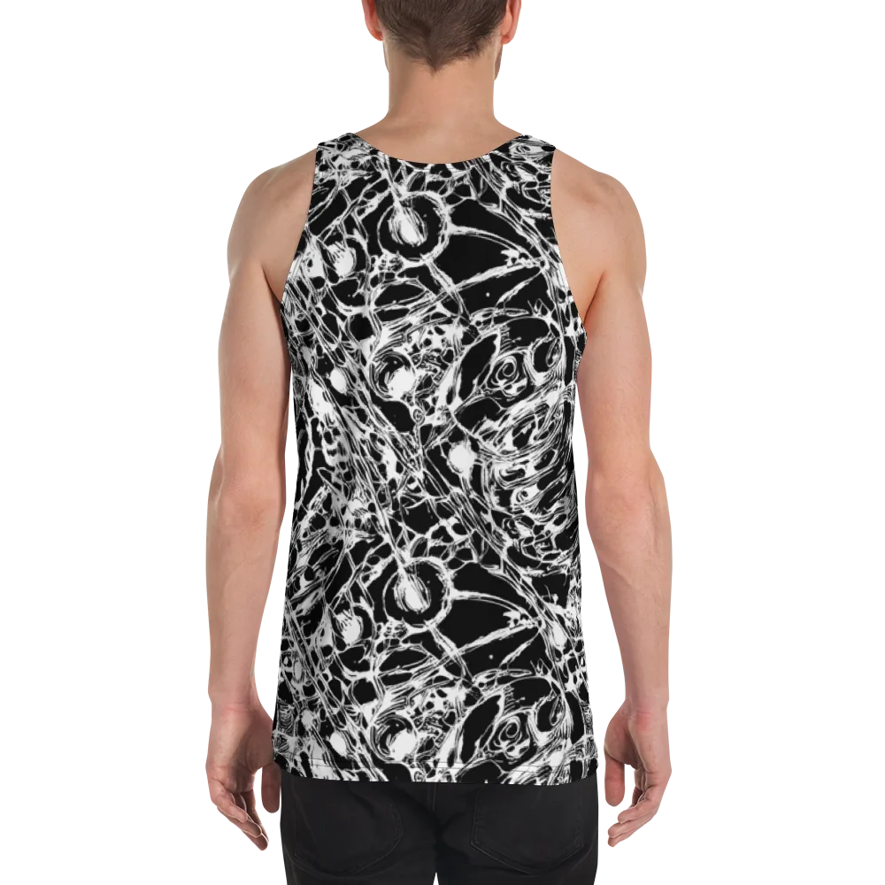 Ravenous Lines on Men's Tank Top — Back