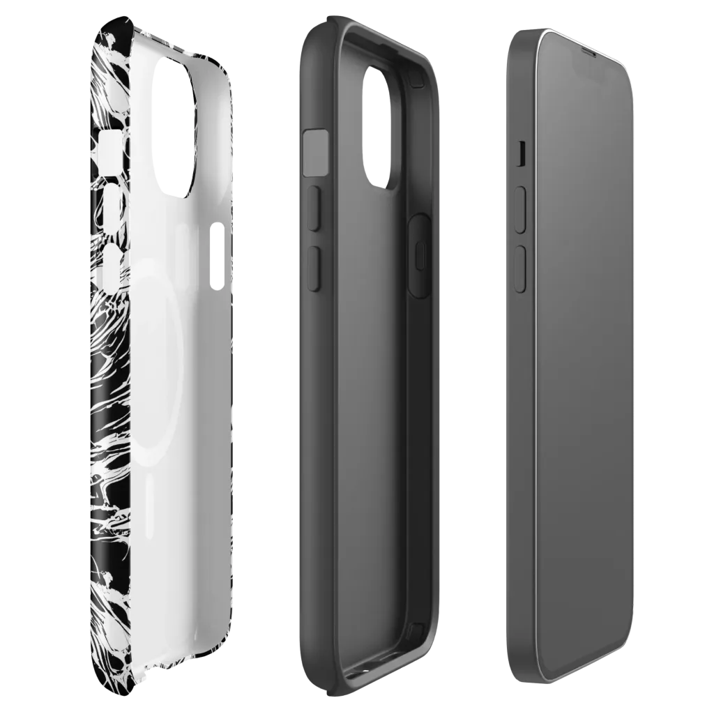 Ravenous Lines on MagSafe Tough Case for iPhone® — Front