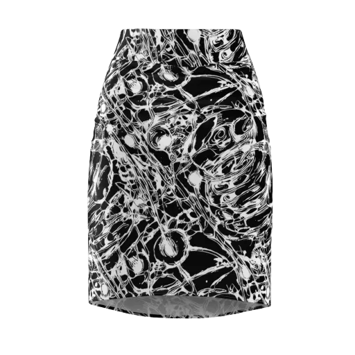 Ravenous Lines on a Pencil Skirt