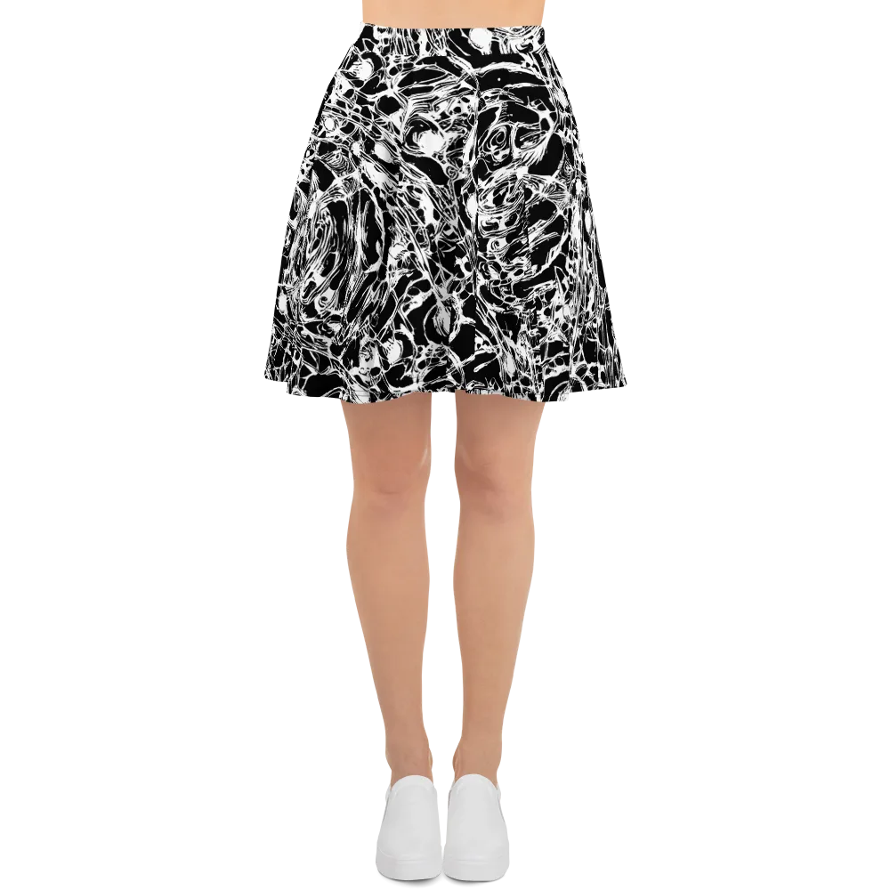 Ravenous Lines on Skater Skirt — Front