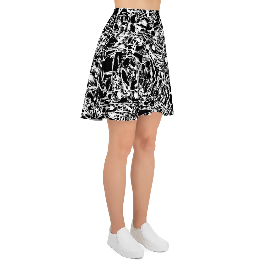 Ravenous Lines on Skater Skirt — Right