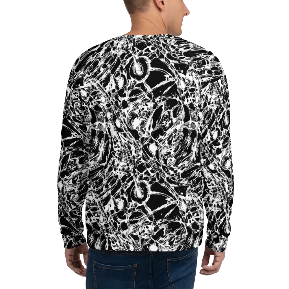 Ravenous Lines on Sweatshirt — Back