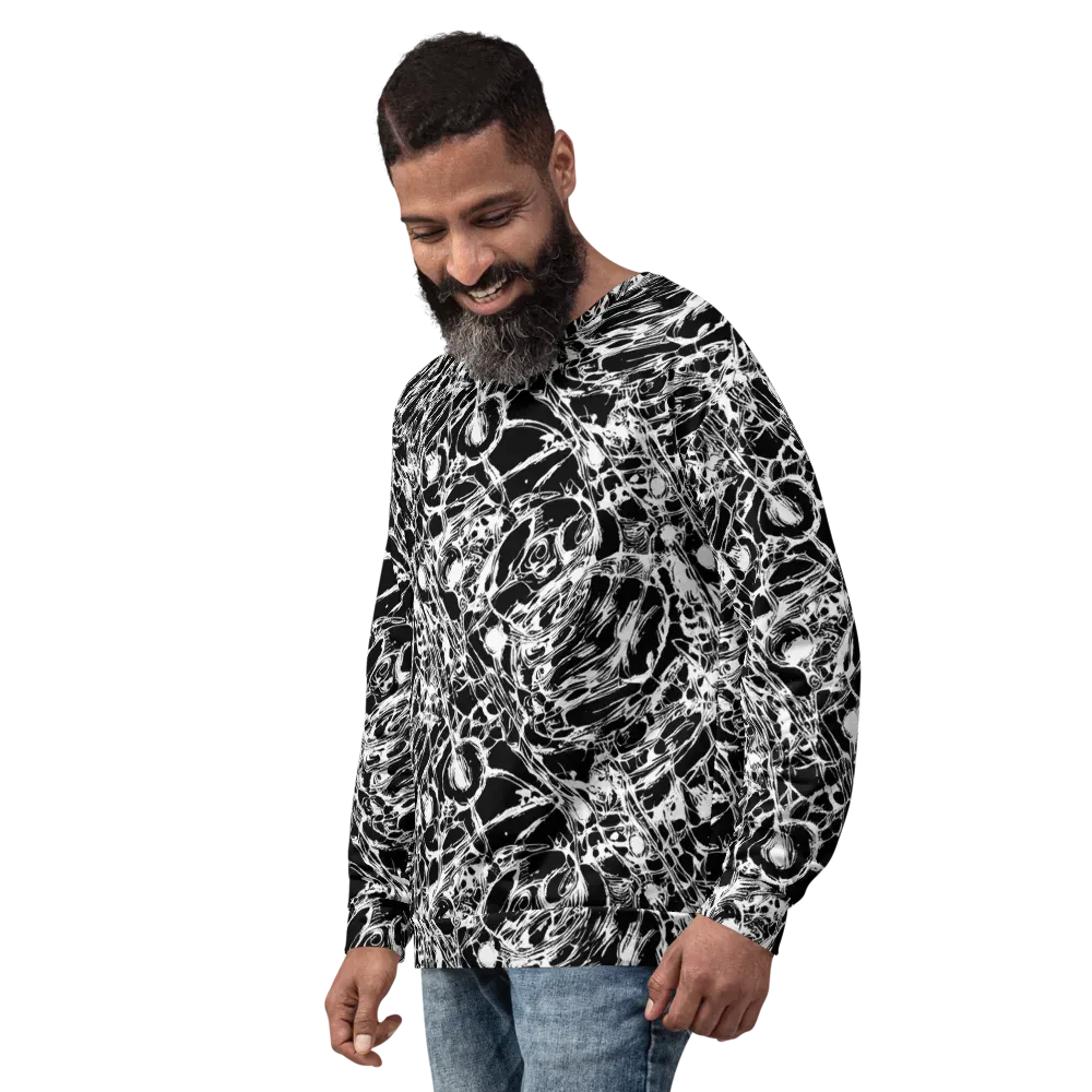 Ravenous Lines on Sweatshirt — Left Front