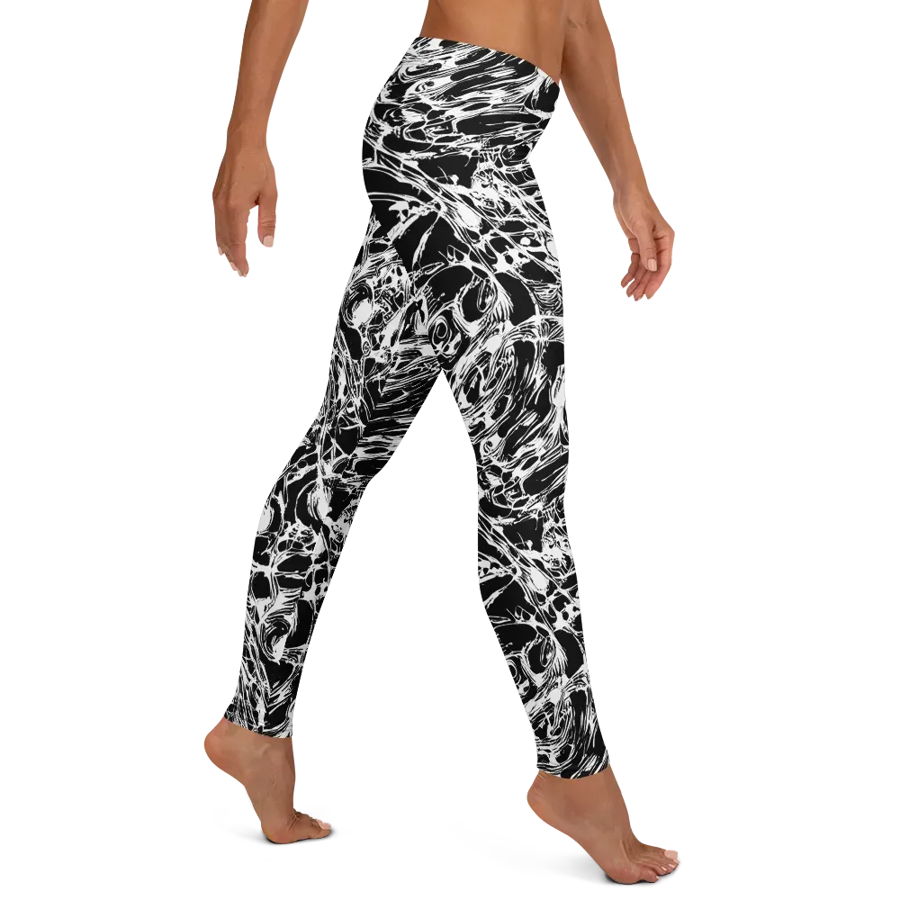 Ravenous Lines on Leggings — Right