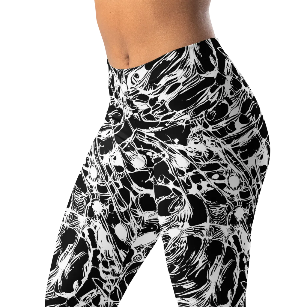 Ravenous Lines on Leggings — Left Front
