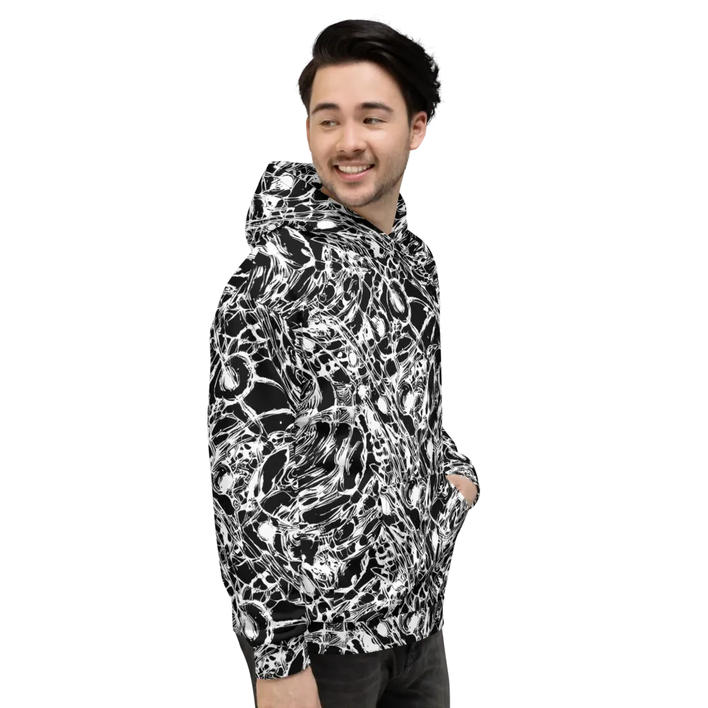 Ravenous Lines on Hoodie — Right