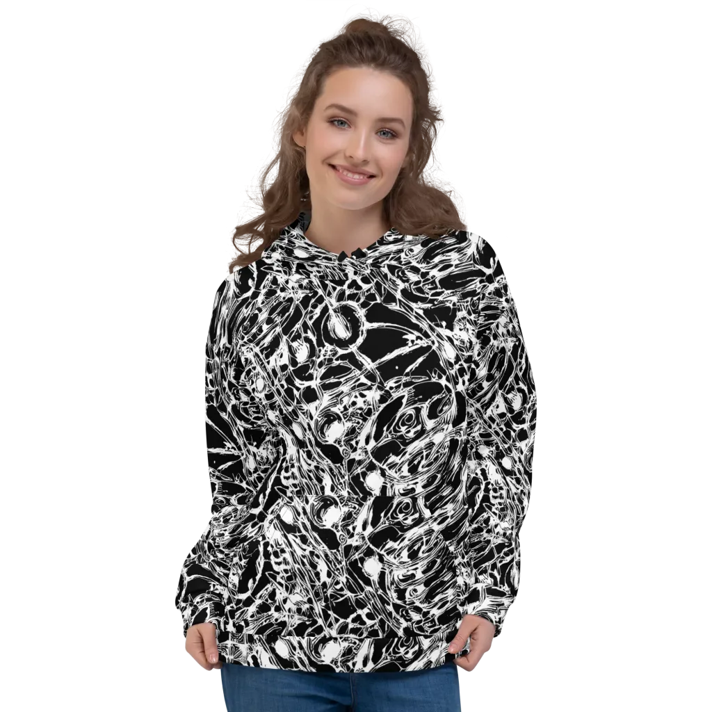 Ravenous Lines on Hoodie — Front
