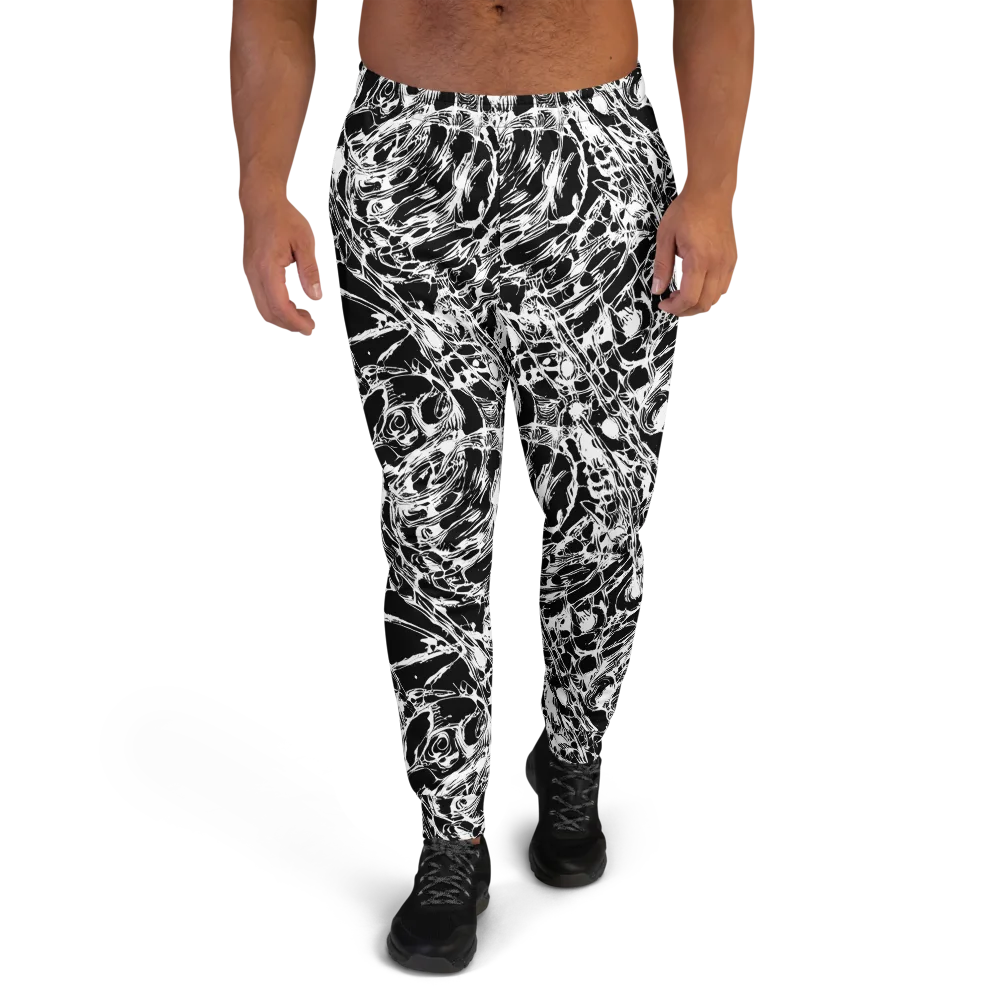 Ravenous Lines on Men's Joggers — Front