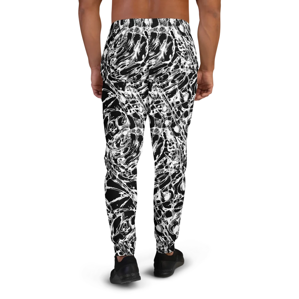 Ravenous Lines on Men's Joggers — Back
