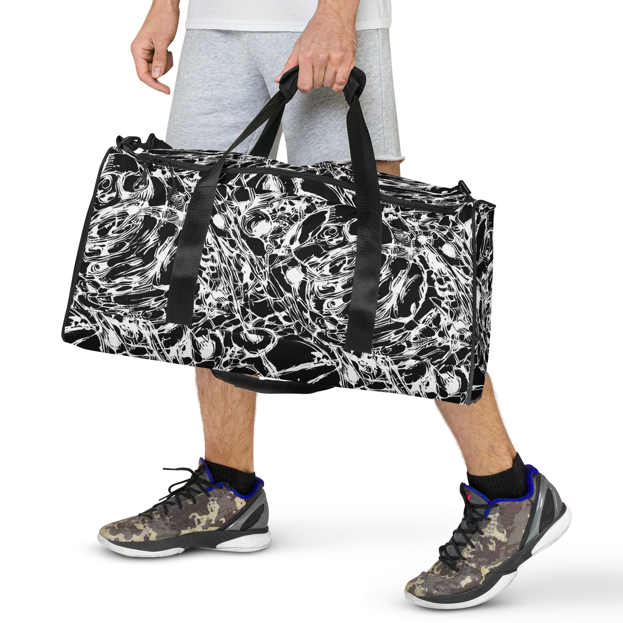 Ravenous Lines on Duffle Bag — Front
