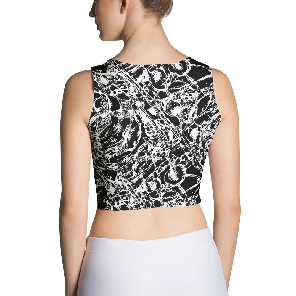 Ravenous Lines on Crop Top — Back