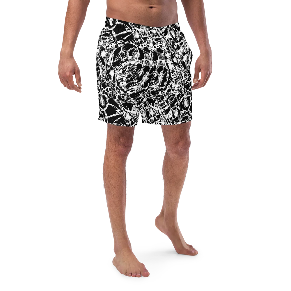 Ravenous Lines on Swim Trunks — Front