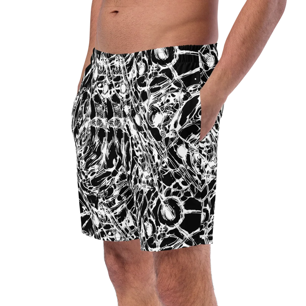 Ravenous Lines on Swim Trunks — Left Front