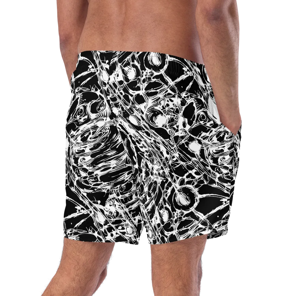 Ravenous Lines on Swim Trunks — Right Back
