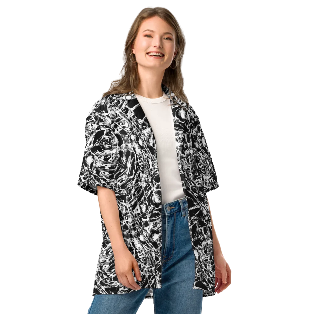 Ravenous Lines on Button Shirt — Front