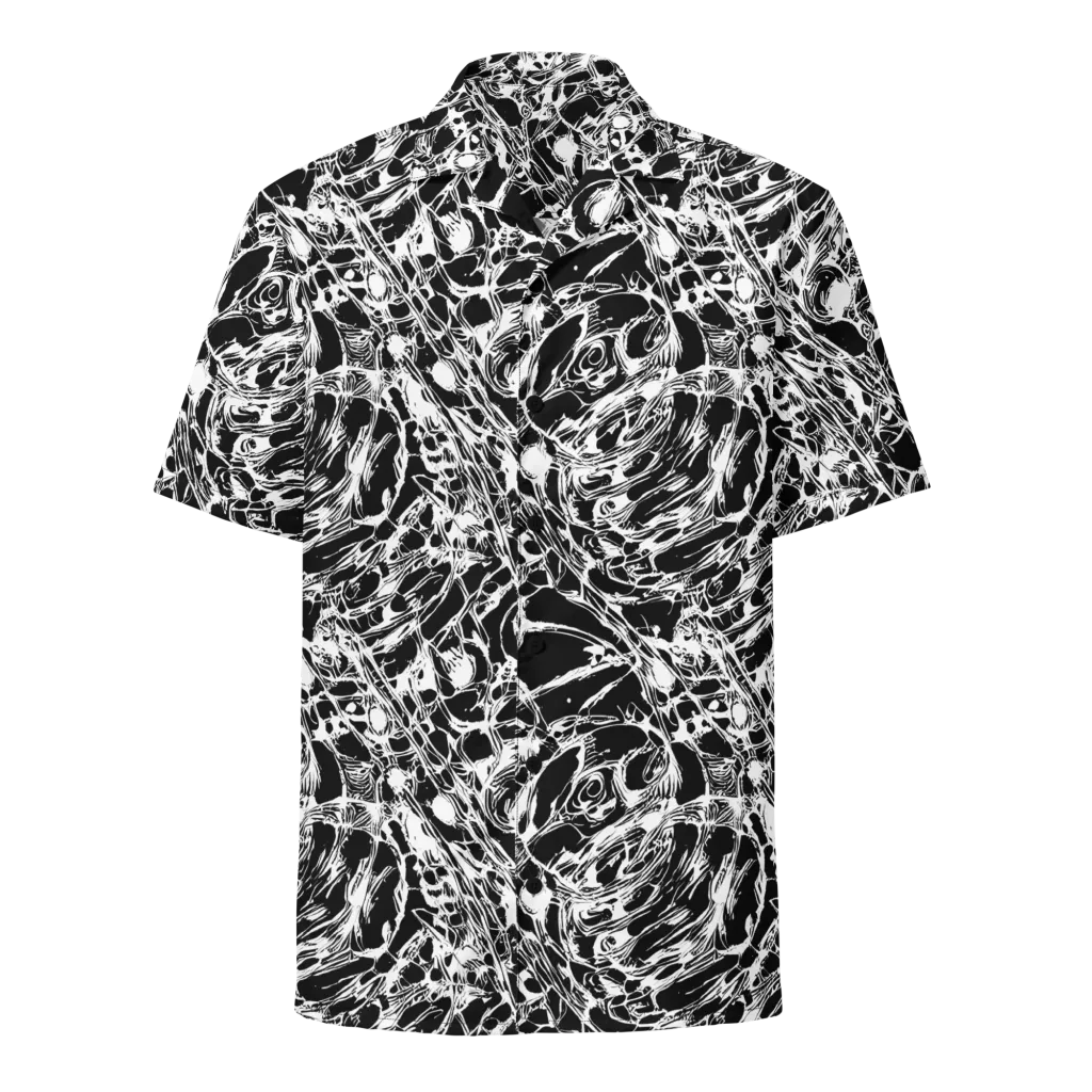 Ravenous Lines on Button Shirt — Front