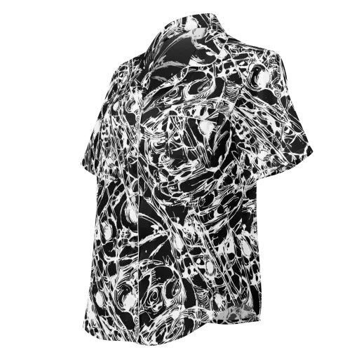 Ravenous Lines on a Women's Short Sleeve Pajama Top