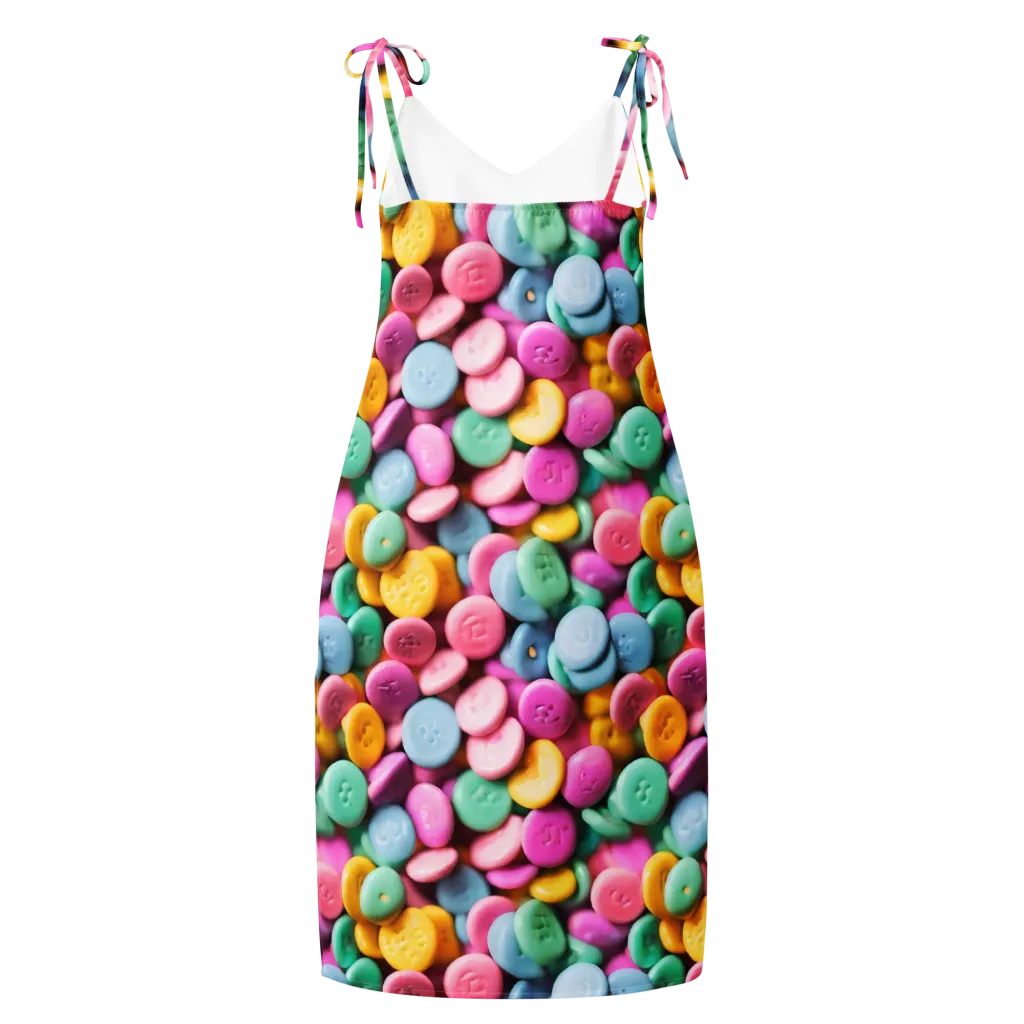 Candy Confetti on Slip Dress — Back
