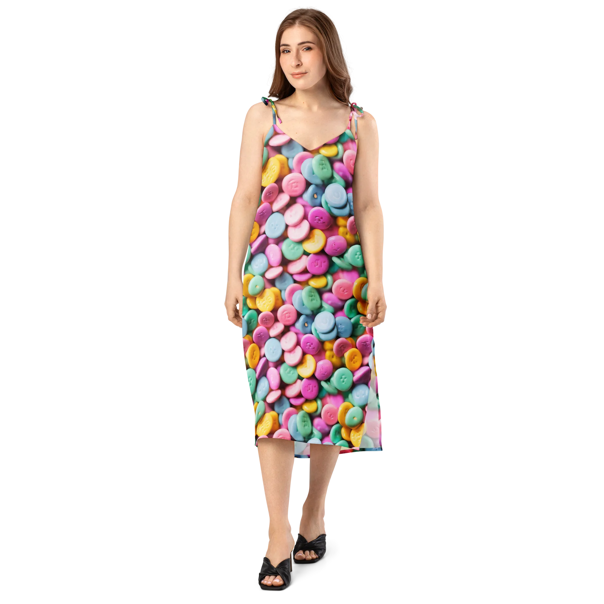 Candy Confetti on Slip Dress — Front