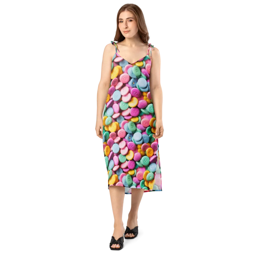 Candy Confetti on Slip Dress — Front