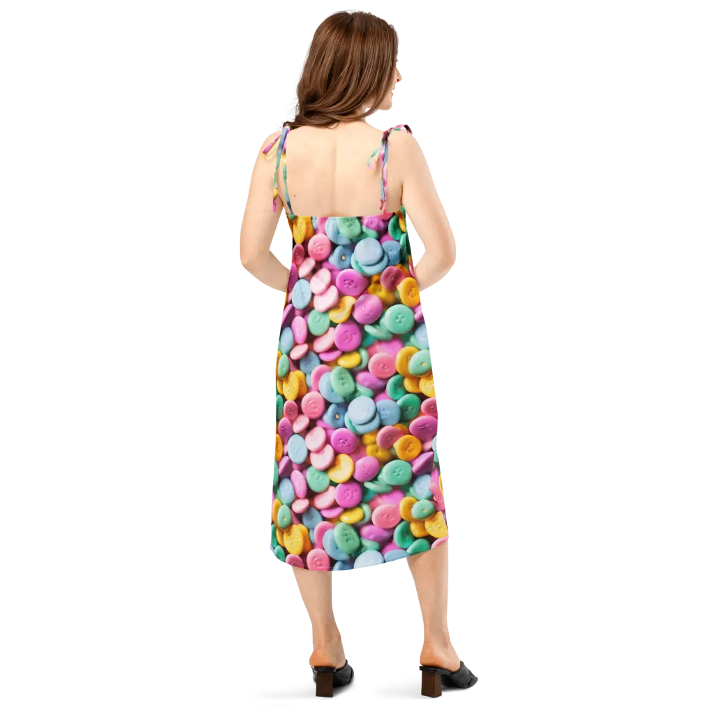 Candy Confetti on Slip Dress — Back