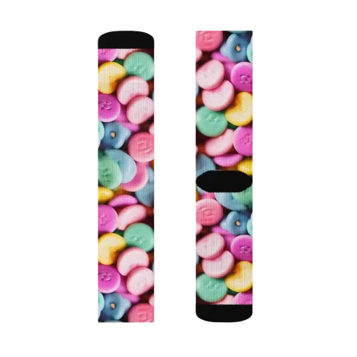 Candy Confetti on a Socks