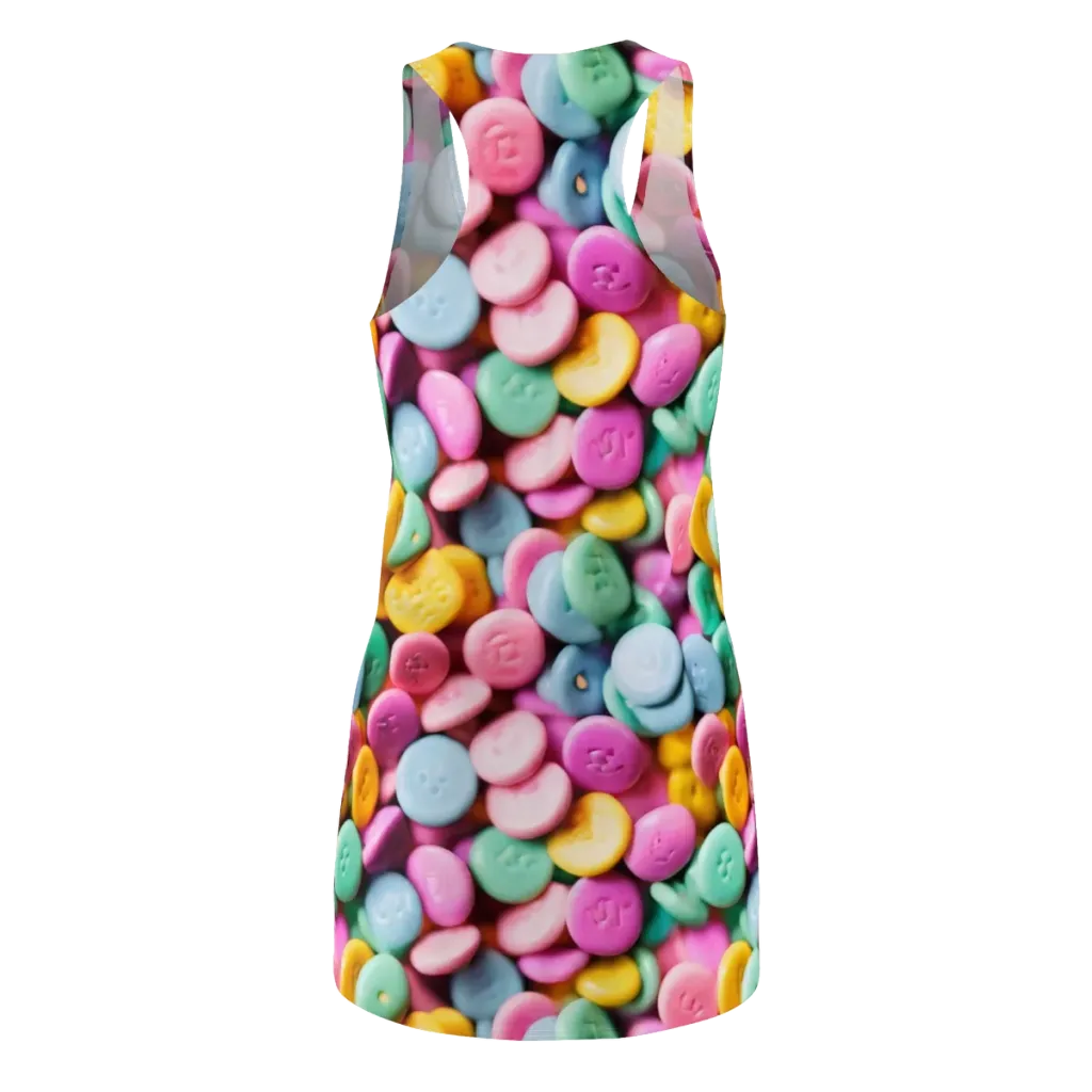 Candy Confetti on Racerback Dress — Back