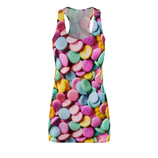 Candy Confetti on a Racerback Dress