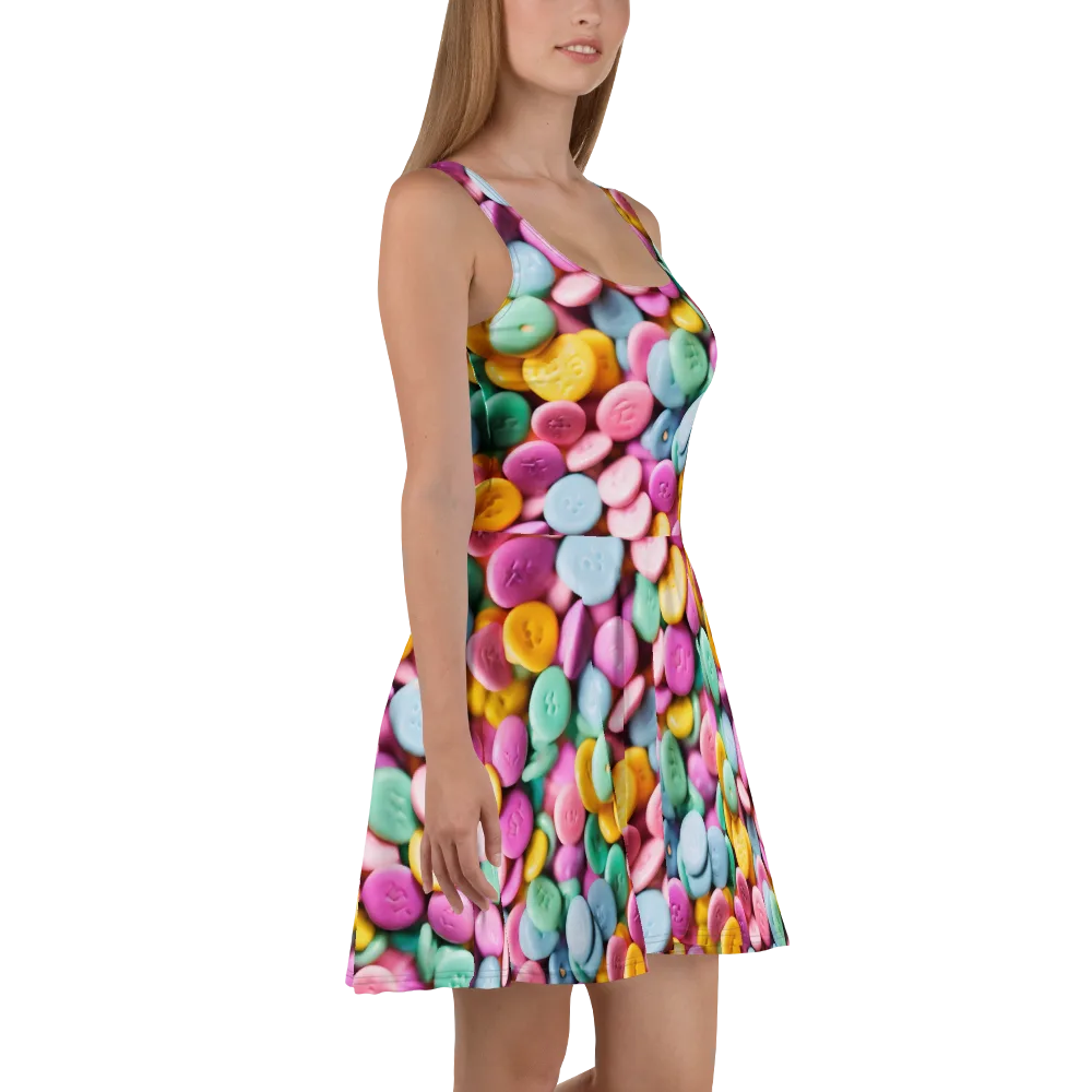 Candy Confetti on Skater Dress — Right