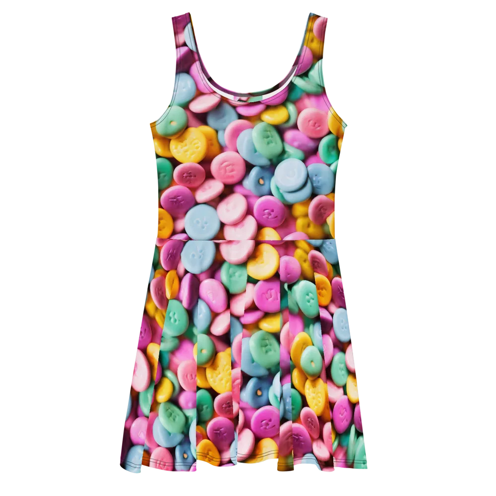 Candy Confetti on Skater Dress — Front