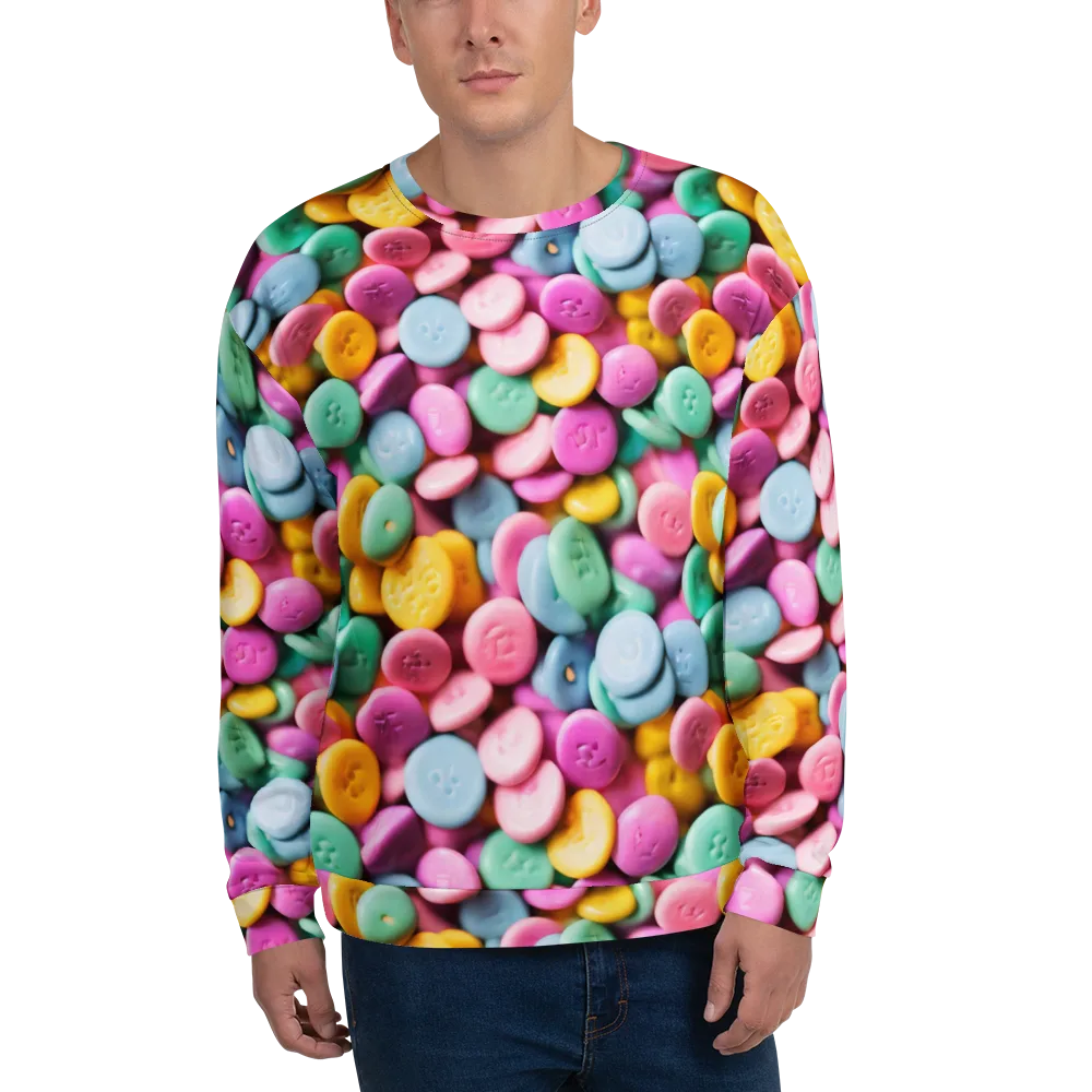 Candy Confetti on Sweatshirt — Front