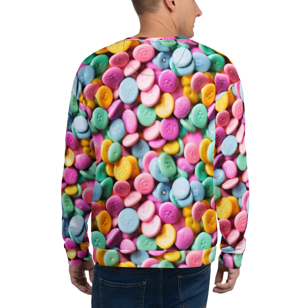 Candy Confetti on Sweatshirt — Back
