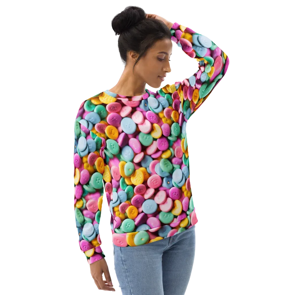 Candy Confetti on Sweatshirt — Right Front