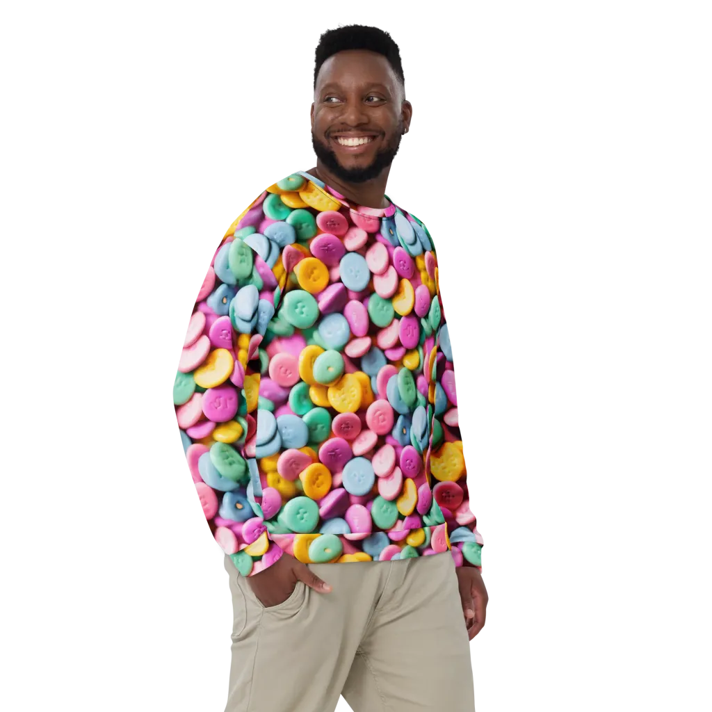 Candy Confetti on Sweatshirt — Front