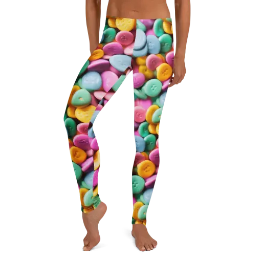 Candy Confetti on a Leggings
