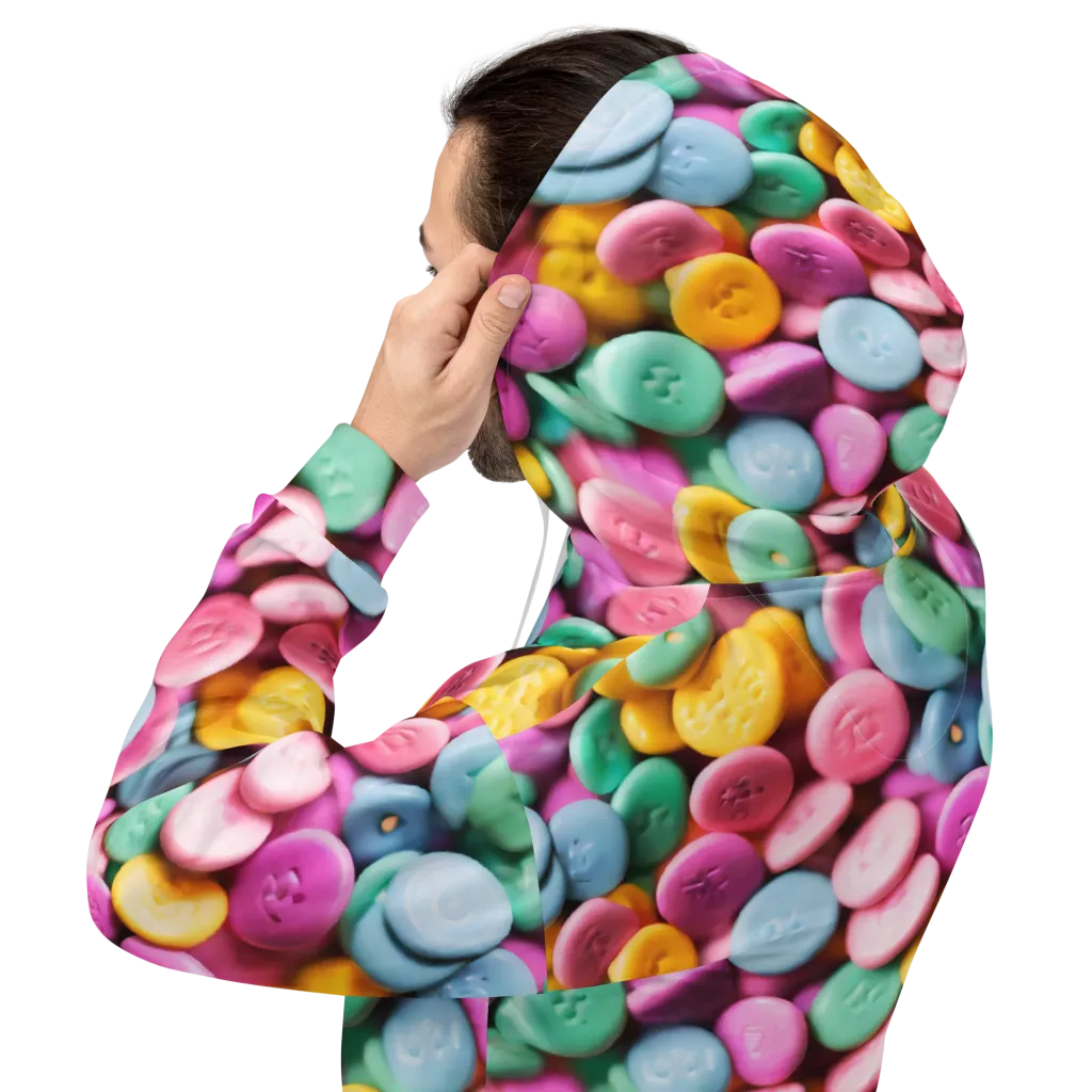 Candy Confetti on Hoodie — Back