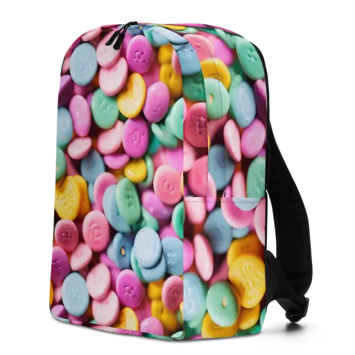 Candy Confetti on a Minimalist Backpack