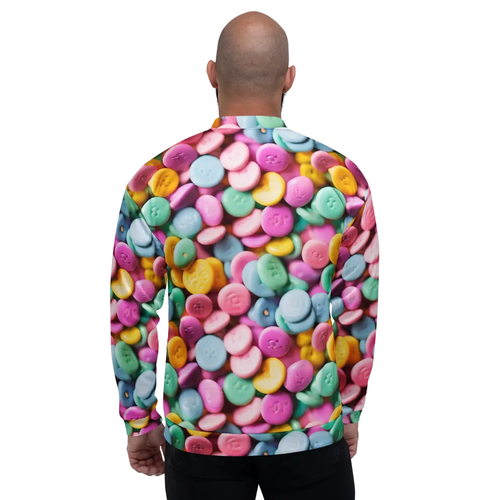 Candy Confetti on Bomber Jacket — Back