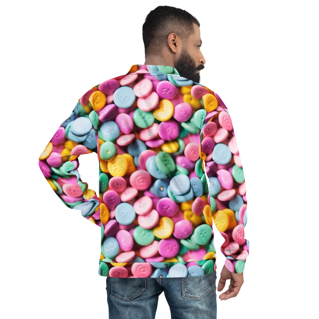 Candy Confetti on Bomber Jacket — Back