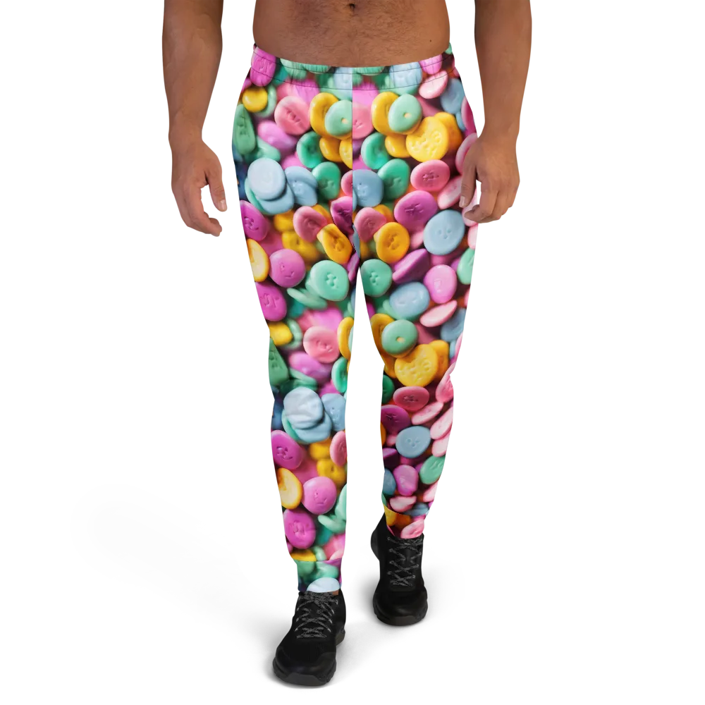 Candy Confetti on Men's Joggers — Front
