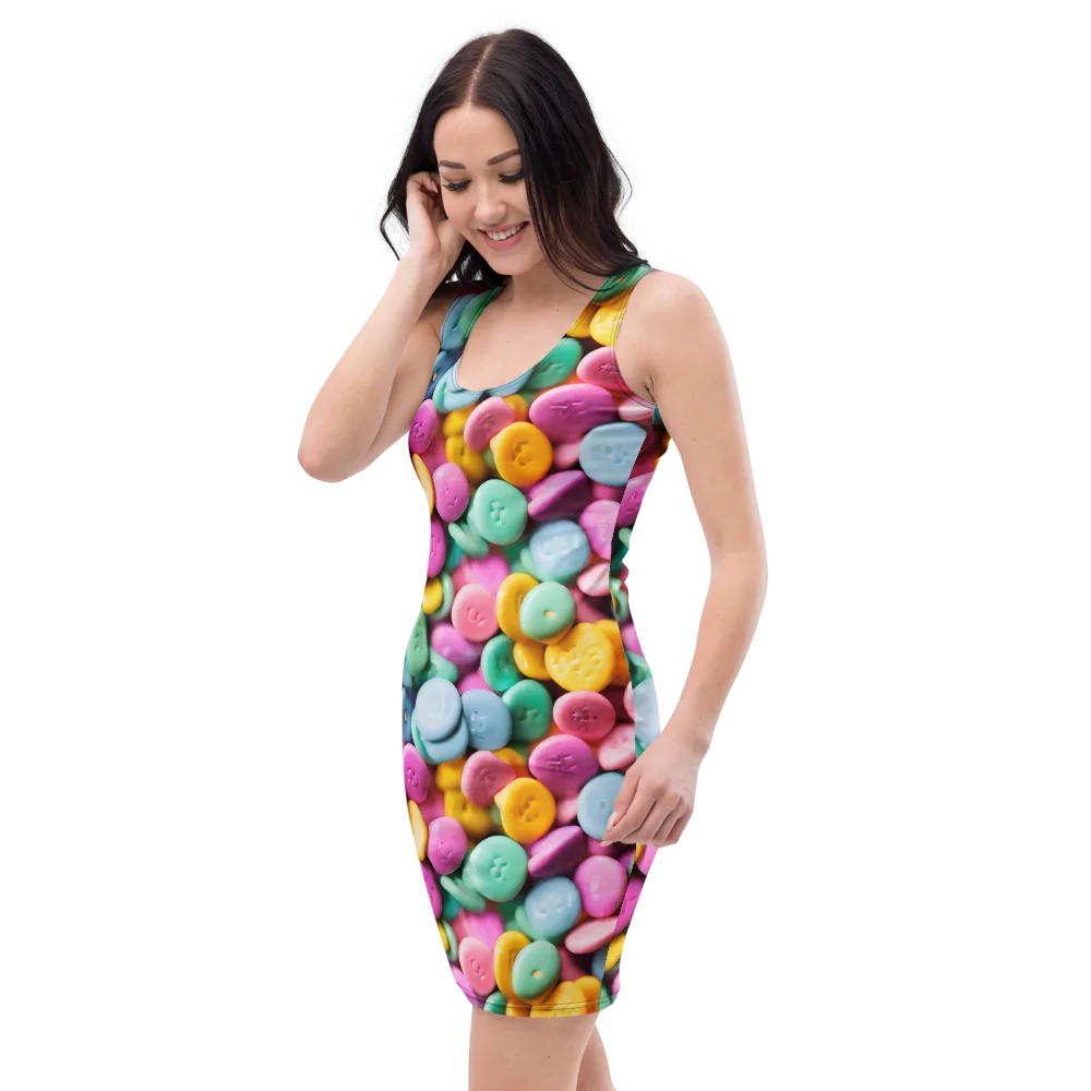 Candy Confetti on Bodycon Dress — Left Front