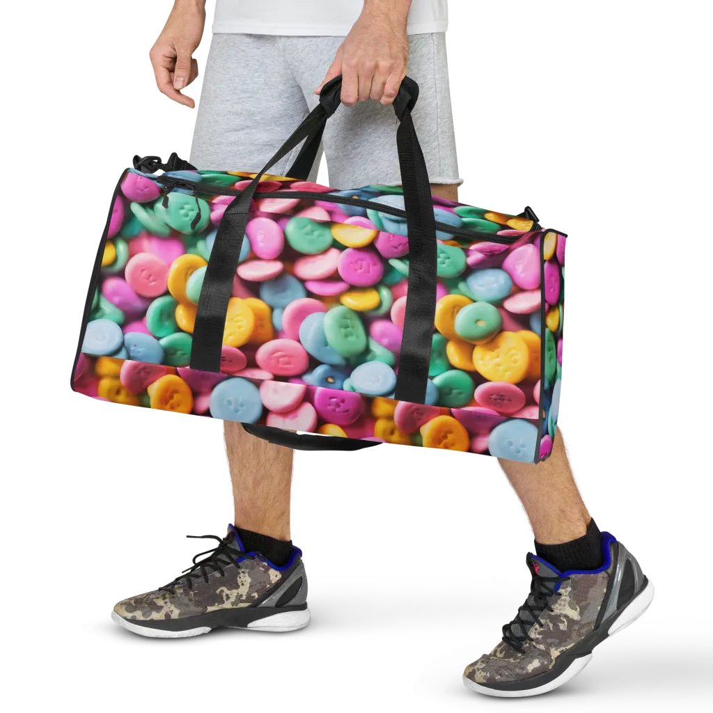 Candy Confetti on Duffle Bag — Front